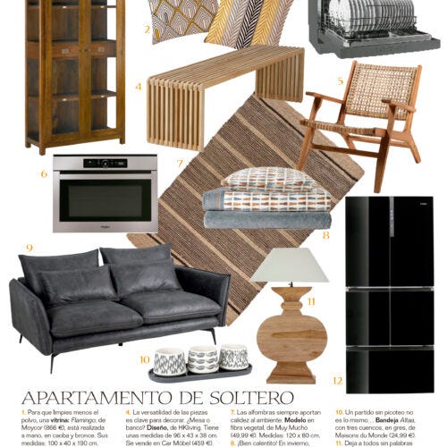 revista mi casa piezas para decoracion de sofá para salón