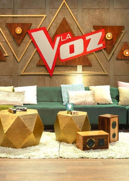 Decorado del programa de TV con muebles de LOLAhome