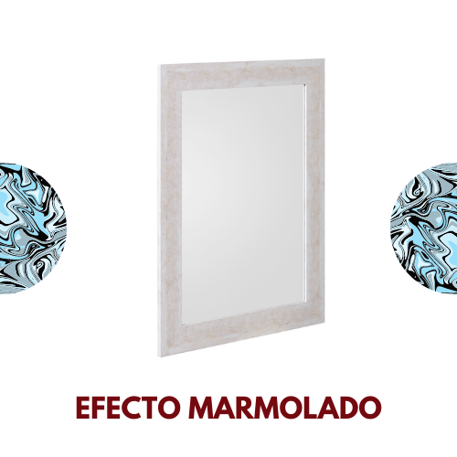 Decoracion efecto marmol