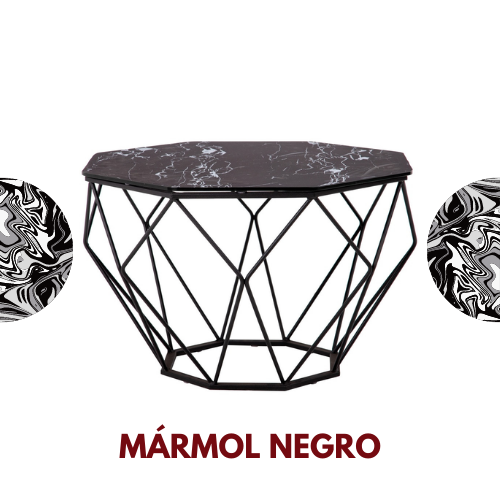 muebles con marmol negro