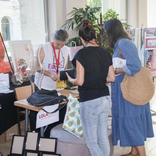 mercadillo benefico ELA ESPAÑA y LOLAhome