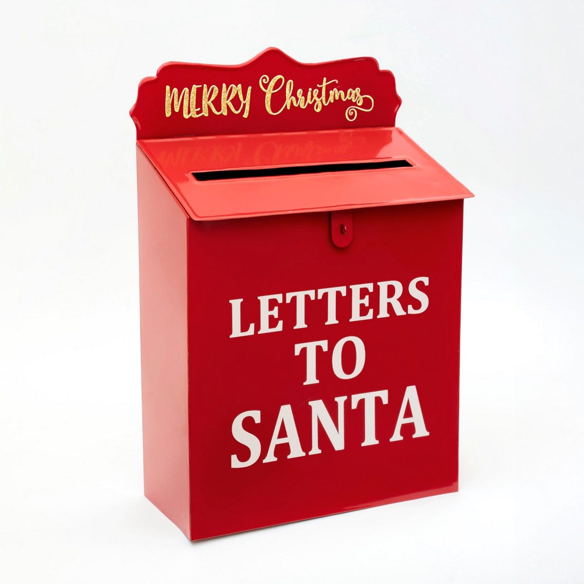 Buzón de Navidad rojo