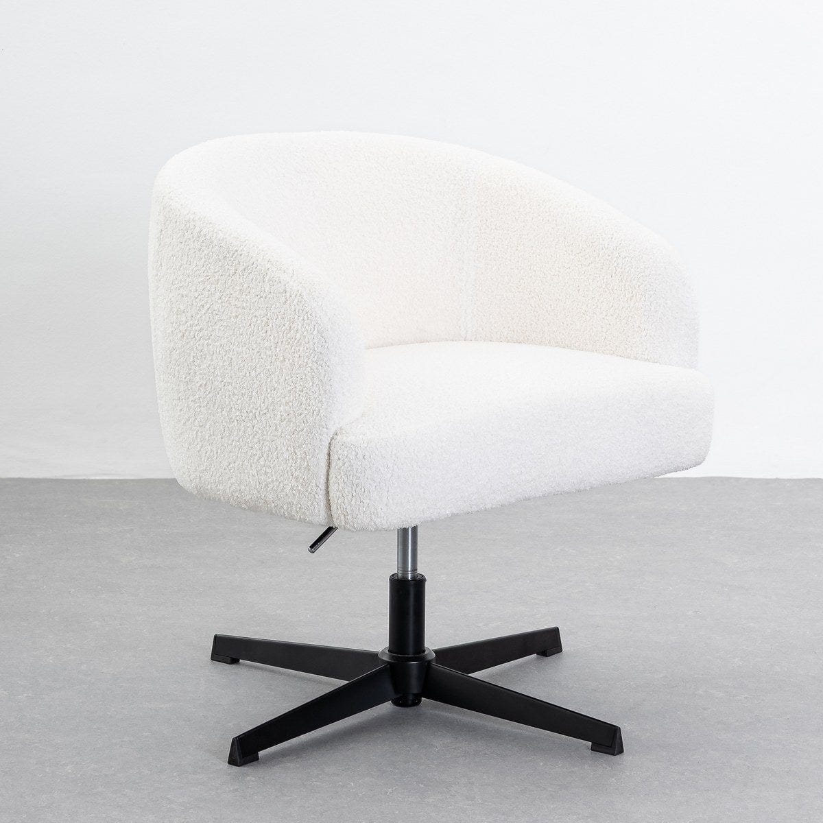 Sillón giratorio Lena blanco