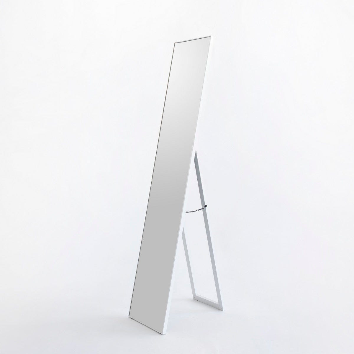 Espejo de pie blanco de 151 cm