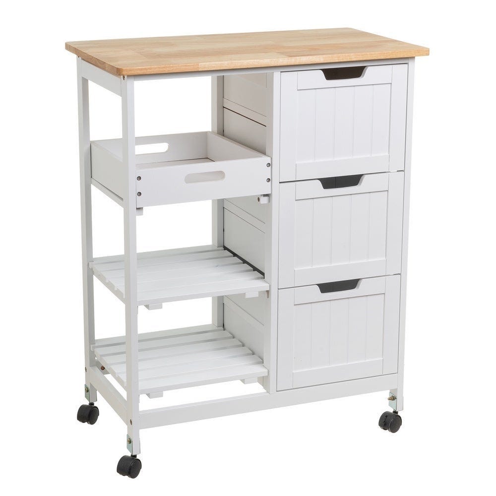 Carro de cocina con 3 cajones