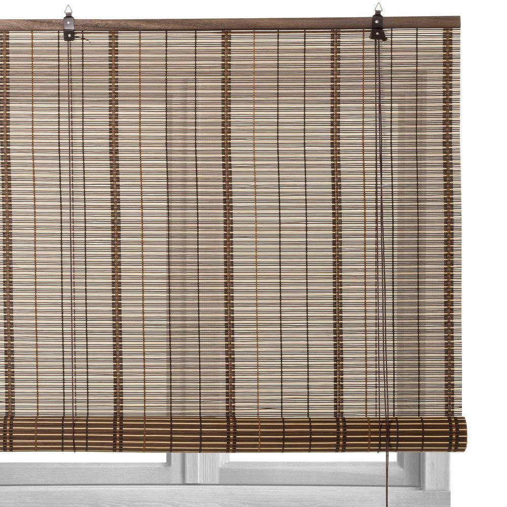 Estor persiana enrollable de varillas de bambú C00041
